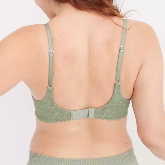 NWOT Aerie Real Sunnie Full Coverage Lightly Lined Blossom Lace Bra 34C - Picture 4 of 12